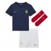 Billige Frankrike Kylian Mbappe #10 Hjemmetrøye Barn VM 2022 Kortermet (+ korte bukser)